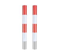 Safety Bollard Rustproof Waterproof Driveway Traffic Security Bollards, With Reflective Strips, Parking For &Traffic-Sensitive Area