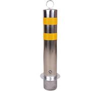 Safety Bollard Safety Bollard Post, Heavy Stainless Steel Parking Ber Bollard Post For Roads, Communities, Garages For Garage Parking Lot-670 * 114mm