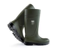 Safety Boots for Men and Women with Steel Toecap, Non-Slip Sole, Agricultural Work Boots, Feather Light, impervious to Water, mud or detergents, Insulating up to - 20 Degrees, Green, UK 6.5 Mens Size
