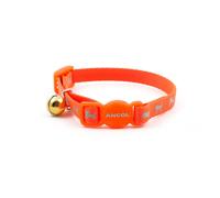 Ancol Hi-Vis Kitten Collar - Orange - 15-22cm