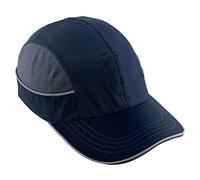 Safety Bump Cap, Baseball Hat Style, Comfortable Head Protection, Long Brim, Extra Large Skullerz 8950XL,Navy