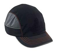 Safety Bump Cap, Baseball Hat Style, Comfortable Head Protection, Short Brim, Skullerz 8950,Black