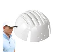 Safety Bump Cap Insert - PE 17 x 21 cm with Breathable Holes | Protective Helmet Insert for Baseball Caps | Portable Head Protection for Commuters, Construction and Daily Use
