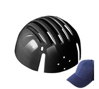 Safety Bump Cap Insert - PE 17 x 21 cm with Breathable Holes | Protective Helmet Insert for Baseball Caps | Portable Head Protection for Commuters, Construction and Daily Use