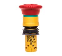Safety button 22mm 1R IP54 by turning XB7NS8442