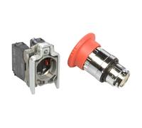 Safety button 22mm 1Z 1R IP66 by turning XB4BS8445