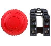 Safety button 22mm 1Z 1R IP66 by turning XB5AS8445