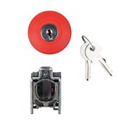 Safety button 22mm 1Z 1R IP66 key XB4BS9445