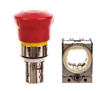 Safety button kpl 22mm metal red 2R by turning label Not 3SU1150-1HB20-3PH0