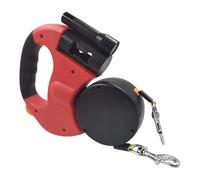 Safety Canine Lead - Control Tether for Hiking | Integrated Bright Torch plus Comfort Grip & Recoil Locking Brake for Running, Evening Strolls, Animal Guidance and Medium Sized Pups