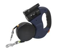 Safety Canine Lead - Control Tether for Hiking | Integrated Bright Torch plus Comfort Grip & Recoil Locking Brake for Running, Evening Strolls, Animal Guidance and Medium Sized Pups