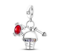 Safety Chain Jesus Sun Safety Chain Dog Cat Charm Bead Pendant 925 Sterling Silver Compatible With Pandora Charm Moments Bracelet (You Are My Sunshine Beach Buck I Love You)