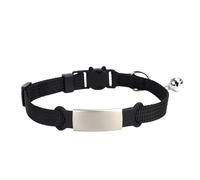 Safety Collar for Cats with Breaking Point, Eight, Robust Adjustable Collar for Daily Use in the Home, Outdoor (BK2, One Size)