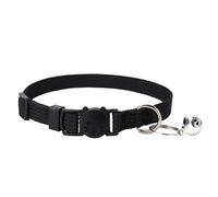 Safety Collar for Cats with Predetermined Breaking Point, 8 Different Colour Variations, Adjustable Design, Practical Accessory for Everyday Use, Robust Workmanship, Clean, Compatible with (BK1, One