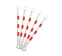 Safety Cone Connecting Rod With Reflective Film Retractable Traffic Cone Bar For Road Construction Portable Barrier Extension Poles For Warning Cones(5pcs)