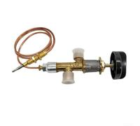 Safety Control Valve Kit, Propane Main Control Brass Safety Valve, Thermocouple Safety Device, For Heater, Fireplace, FirePit, And Gas Grille