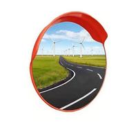 Safety Convex Mirror Adjustable Driveway, Wide-Angle Blind Spot For Wall-Mounted And Pole Mounts In Parking Lots, Driveways, Warehouses And Intersections(55cm)