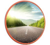 Safety Convex Mirrors - 180° Wide-Angle Blind Spot Traffic Mirror for Garage Driveways Office Courtyard & Warehouse - Includes Mounting Hardware for Easy Installation