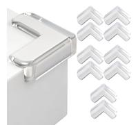 Safety Corner Protectors Guards, 8Pcs Baby Proofing Safety Corner Clear Furniture Table Corner Protection, Kids Soft Table Corner Protectors for Child for Furniture Against Sharp Corners