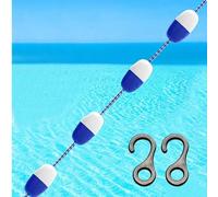 Safety Divider Rope for Swimming Pool, Float Kit with Lane Line Divide for Hot Springs,20 M/65.62 FT