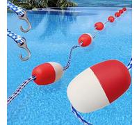 Safety Divider Rope KitsFloating Warning Line for Deep and Shallow End Separation in Swimming s Ideal for Child Safety and Drowning Prevention