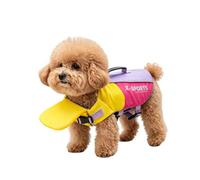 Safety Dog Float Vest Swimsuit with Enhanced Rescue Handle Water Training