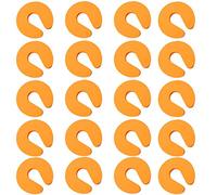 Safety Door Guard，Soft Door Finger Guards Foam Door Stopper Prevent Finger Pinch Injuries, Slamming Door, and Child or Pet from Getting Locked in Room Orange 20PCS