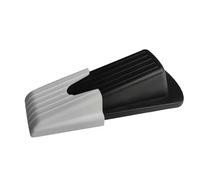 Safety Door Stopper with Metal Alloy Rubber Door Stop Wedge Works Quite Hold Heavy Doors Firmly by Non-Skid Rubber Base Grip for Floor(Color 1)