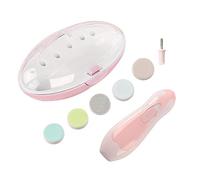Safety Electric Nail Clipper Cutter Baby Nail Kids Infant Nail Care Pink
