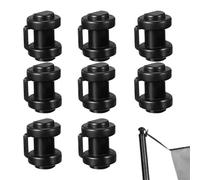 Safety Enclosure POST TIPS - Enclosure Rod End Covers, 1 Inch Tube Closing Capes | Frame Cap Replacements, Safety Net Hook Brackets