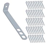 Safety End Frame Cramp Wall Tie 35mm x 150mm Galv Steel Fixing Fastener 50pc