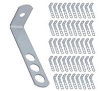 Safety End Frame Cramp Wall Tie 38mm x 100mm Galv Steel Fixing Fastener 50pc