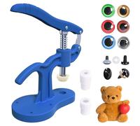 Safety Eye Tool, Large Size Safety Eye Tool for Crocheting Auxiliary Tool, Safety Eye Snapper Tool, Crochet Safety Eye Tool for Stuffed 5-45mm Plush Animal Doll Toy Eyes Making Supplies