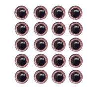 Safety Eyes Pack of 100 Safety Eyes for Amigurumi 3D Safety Eyes Glitter Safety Eyes Plastic Eyes Teddy Eyes Button Eyes Safety Eyes for Crochet Animals Plush Toy