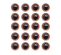 Safety Eyes Pack of 100 Safety Eyes for Amigurumi 3D Safety Eyes Glitter Safety Eyes Plastic Eyes Teddy Eyes Button Eyes Safety Eyes for Crochet Animals Plush Toy