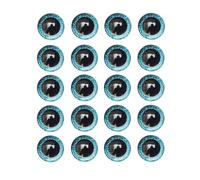 Safety Eyes Pack of 100 Safety Eyes for Amigurumi 3D Safety Eyes Glitter Safety Eyes Plastic Eyes Teddy Eyes Button Eyes Safety Eyes for Crochet Animals Plush Toy