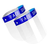 Safety Face Shield Full Protection Cap Wide Visor Resistant Spitting Anti-Fog Lens Lightweight Adjustable Transparent Face Shield