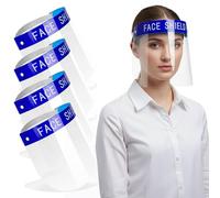 Safety Face Shield Full Protection Cap Wide Visor Resistant Spitting Anti-Fog Lens Lightweight Adjustable Transparent Face Shield
