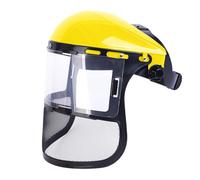 Safety Face Shield, Mesh Face Shield, Strimming Face Shield, Dust Face Covers For Construction Work, Chainsaw Helmet Strimmer Face Guard Face Protection Shield Forestry Hat For Gardening Logging Lawn