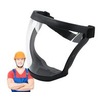 Safety Face Shield - Reusable Faceshields Guard | Comfortable Clear Full Faces Masque | Face Dust Protection | Anti Fog Safety Protection Equipment for Work Grass Whacking