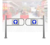 Safety Fence Self Closing Gate, with Post Mount, Opens 90 Degrees Inlet/Exporter Access Manual Swing Gate Door, Safety Gate with Gate Springs(40in/101.6cm)