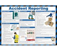 Safety First Aid Accident Reporting Poster, A2