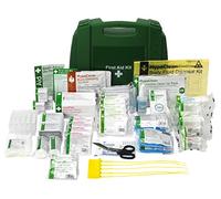 Safety First Aid Evolution Plus British Standard First Aid Kit, Large | Workplace Kit for 100+ Persons with Inspection Tags & Extra Plasters, Wall Bracket Sold Separately