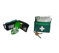 Safety First Aid Group AED Responder Kit with HypaGuard Face Shield Kit in Wallet