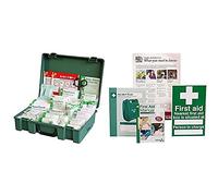 Safety First Aid Group Economy Workplace First Aid Kit BS 8599 Compliant, Large with HSE Compliance Supersize Kit Bundle