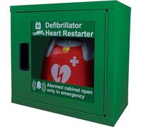Safety First Aid Group Group Alarmed AED Cabinet, Empty