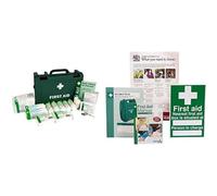 Safety First Aid Group HSE Economy 1-10 Persons First Aid Kit with HSE Compliance Supersize Kit Bundle