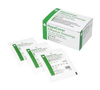 Safety First Aid Group HypaCover Pack of 25 Adhesive Wound Dressings, Medium 8.6cm x 6cm, Sterile Hypoallergenic