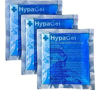 Safety First Aid Group HypaGel Reusable Hot/Cold Gel Pack, Compact Pack of 3 - for Sports First Aid, Muscle Strain and Pain Relief - Microwave and Freezer-safe