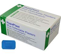 Safety First Aid Group HypaPlast Blue Catering Plasters, 7.2x5cm (Pack of 100)